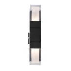 Sieninis lauko šviestuvas Darvas LED 12W 2700, 4000, 6000K CCT keičiama balta spalva (juoda)