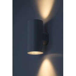 Sieninis lauko šviestuvas Urfa LED 18W 2700, 4000, 6500K CCT keičiama balta spalva (balta)