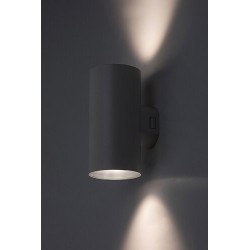 Sieninis lauko šviestuvas Urfa LED 18W 2700, 4000, 6500K CCT keičiama balta spalva (balta)