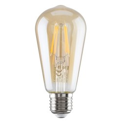 LED lemputė E27 Filament-LED 5W ST65 3000K Šilta balta