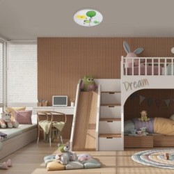 Vaikiškas šviestuvas Froggo LED 24W 3000K Šilta balta (Balta)
