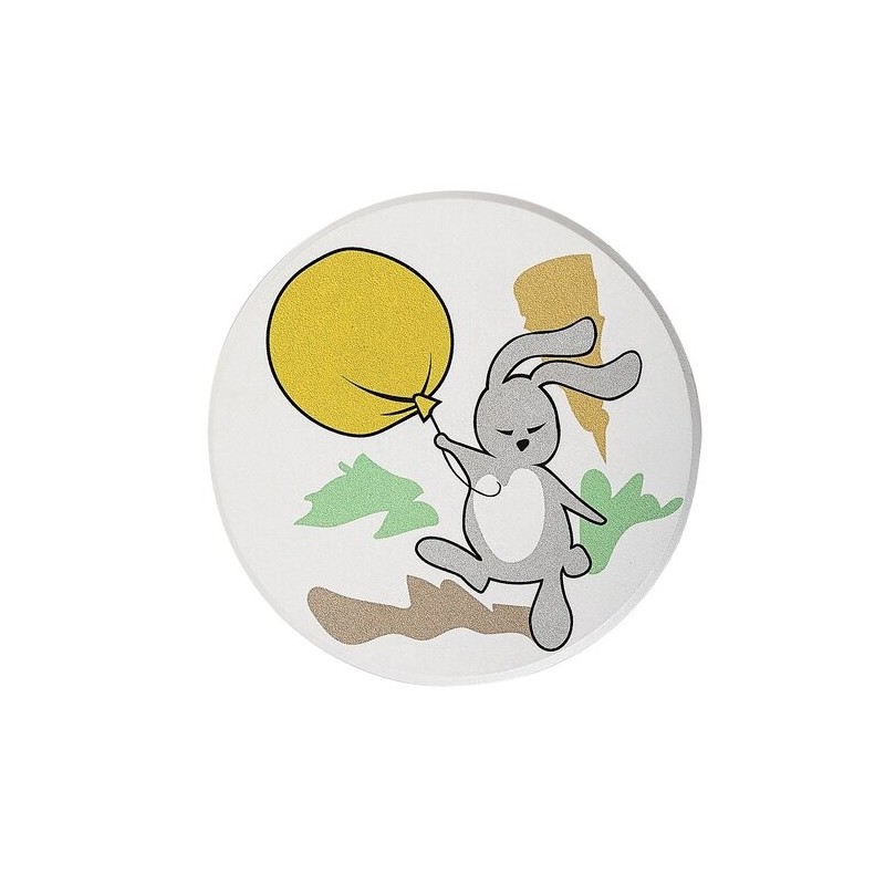 Vaikiškas šviestuvas Hopply LED 9W 3000, 4000, 6500K CCT keičiama balta spalva (Balta)