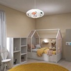 Vaikiškas šviestuvas Hedgy max 40W (Balta)