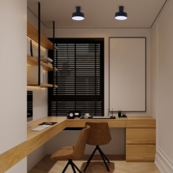 Lubinis šviestuvas Ovidia LED 16W 3000K Šilta balta (Juoda)