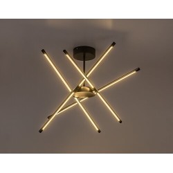 Lubinis šviestuvas Henli2 LED 40W 3000K Šilta balta (Juoda)