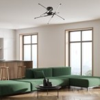 Lubinis šviestuvas Henli2 LED 40W 3000K Šilta balta (Juoda)