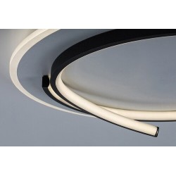 Lubinis šviestuvas Niloo LED 40W 4000K Neutrali balta (Juoda)