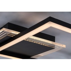 Lubinis šviestuvas Ottavia LED 24W 3000K Šilta balta (Juoda)