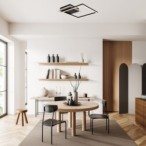 Lubinis šviestuvas Ottavia LED 24W 3000K Šilta balta (Juoda)