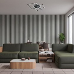 Lubinis šviestuvas Ottavia LED 40W 3000K Šilta balta (Juoda)