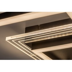 Lubinis šviestuvas Ottavia LED 28W 3000K Šilta balta (Juoda)
