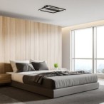 Lubinis šviestuvas Donya LED 24W 4000K Neutrali balta (Juoda)