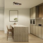 Lubinis šviestuvas Aranis LED 50W 3000K Šilta balta (Juoda)