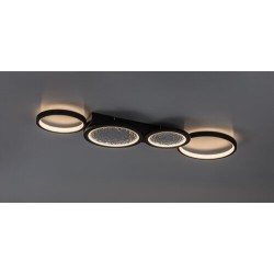 Lubinis šviestuvas Aranis LED 40W 3000-6500K CCT keičiama balta spalva (Juoda)