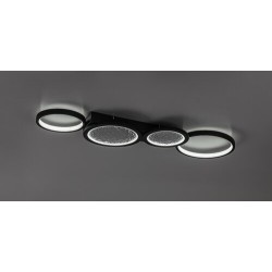 Lubinis šviestuvas Aranis LED 40W 3000-6500K CCT keičiama balta spalva (Juoda)