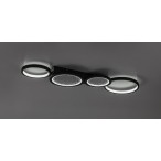 Lubinis šviestuvas Aranis LED 40W 3000-6500K CCT keičiama balta spalva (Juoda)