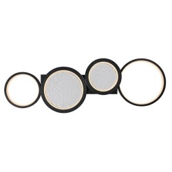 Lubinis šviestuvas Aranis LED 40W 3000-6500K CCT keičiama balta spalva (Juoda)