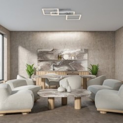 Lubinis šviestuvas Ellinor LED 40W 3000-6500K CCT keičiama balta spalva (Chromo)