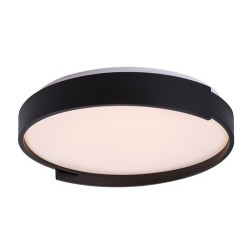 Lubinis šviestuvas Laleh LED 24W 3000-6500K CCT keičiama balta spalva (Juoda)