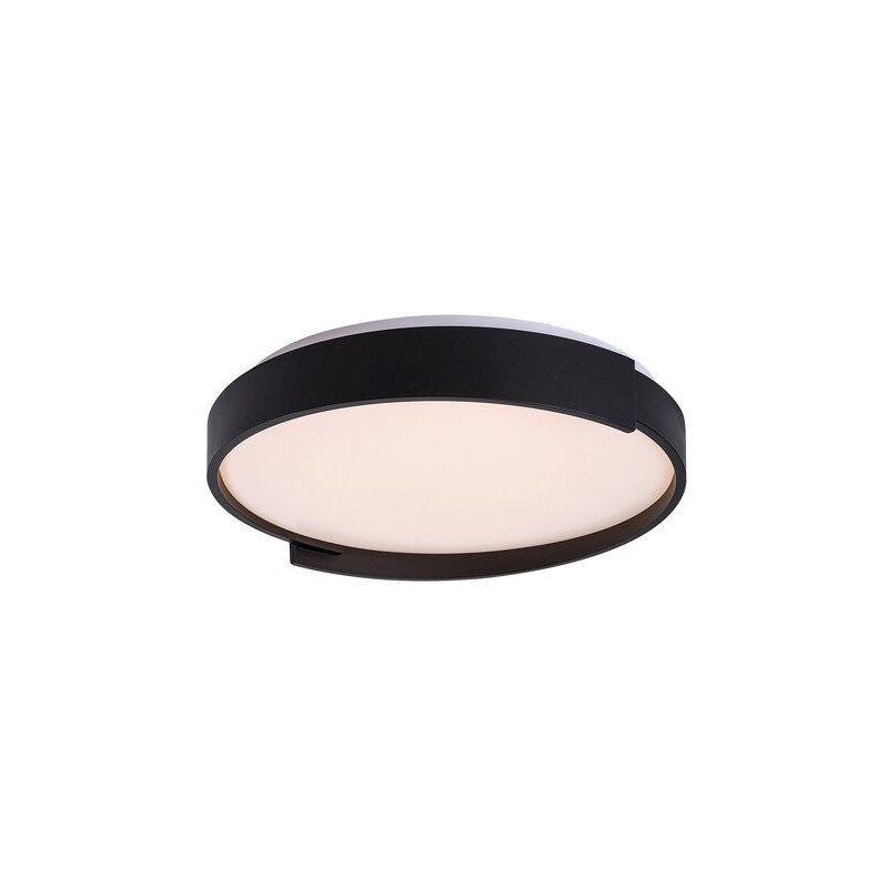 Lubinis šviestuvas Laleh LED 24W 3000-6500K CCT keičiama balta spalva (Juoda)