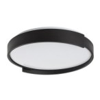 Lubinis šviestuvas Laleh LED 24W 3000-6500K CCT keičiama balta spalva (Juoda)