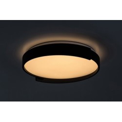 Lubinis šviestuvas Laleh LED 24W 3000-6500K CCT keičiama balta spalva (Juoda)