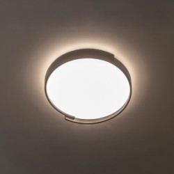 Lubinis šviestuvas Laleh LED 24W 3000-6500K CCT keičiama balta spalva (Juoda)