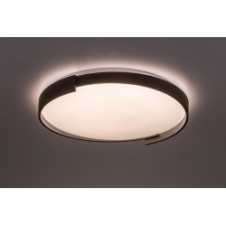 Lubinis šviestuvas Laleh LED 48W 3000-6500K CCT keičiama balta spalva (Juoda)
