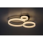 Lubinis šviestuvas Amilia LED 24W 3000, 4000, 6500K CCT keičiama balta spalva (Juoda)