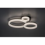 Lubinis šviestuvas Amilia LED 24W 3000, 4000, 6500K CCT keičiama balta spalva (Juoda)