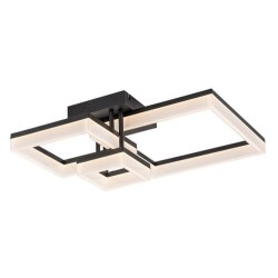 Lubinis šviestuvas Amilia LED 22W 3000, 4000, 6500K CCT keičiama balta spalva (Juoda)