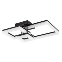 Lubinis šviestuvas Amilia LED 22W 3000, 4000, 6500K CCT keičiama balta spalva (Juoda)