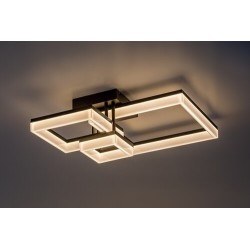Lubinis šviestuvas Amilia LED 22W 3000, 4000, 6500K CCT keičiama balta spalva (Juoda)