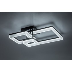 Lubinis šviestuvas Amilia LED 22W 3000, 4000, 6500K CCT keičiama balta spalva (Juoda)