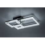 Lubinis šviestuvas Amilia LED 22W 3000, 4000, 6500K CCT keičiama balta spalva (Juoda)