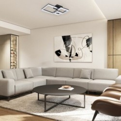 Lubinis šviestuvas Amilia LED 22W 3000, 4000, 6500K CCT keičiama balta spalva (Juoda)