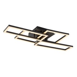 Lubinis šviestuvas Drusus LED 40W 3000-6500K CCT keičiama balta spalva (Juoda)