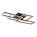 Lubinis šviestuvas Drusus LED 40W 3000-6500K CCT keičiama balta spalva (Juoda)
