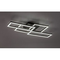 Lubinis šviestuvas Drusus LED 40W 3000-6500K CCT keičiama balta spalva (Juoda)