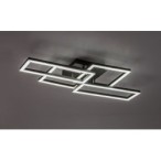 Lubinis šviestuvas Drusus LED 40W 3000-6500K CCT keičiama balta spalva (Juoda)