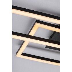 Lubinis šviestuvas Drusus LED 40W 3000-6500K CCT keičiama balta spalva (Juoda)