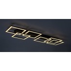 Lubinis šviestuvas Fatma LED 40W 3000-6500K CCT keičiama balta spalva (Juoda)