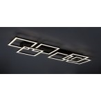 Lubinis šviestuvas Fatma LED 40W 3000-6500K CCT keičiama balta spalva (Juoda)
