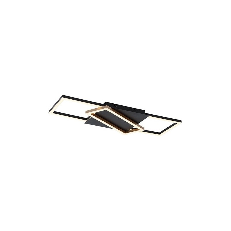 Lubinis šviestuvas Kitlee LED 40W 3000-6500K CCT keičiama balta spalva (Juoda, Aukso)