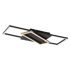 Lubinis šviestuvas Kitlee LED 40W 3000-6500K CCT keičiama balta spalva (Juoda, Aukso)