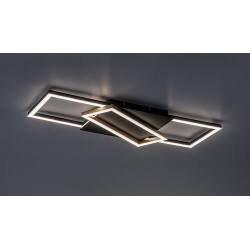 Lubinis šviestuvas Kitlee LED 40W 3000-6500K CCT keičiama balta spalva (Juoda, Aukso)