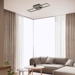 Lubinis šviestuvas Ramin LED 30W 3000-6500K CCT keičiama balta spalva (Juoda)
