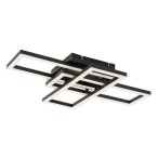 Lubinis šviestuvas Mereni LED 40W 3000-6500K CCT keičiama balta spalva (Juoda)