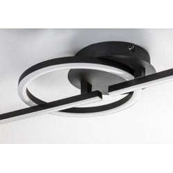 Lubinis šviestuvas Twisterra LED 24W 4000K Neutrali balta (Juoda)