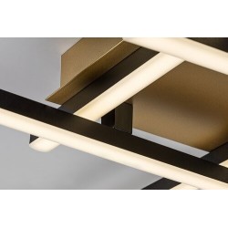 Lubinis šviestuvas Demir LED 24W 4000K Neutrali balta (Juoda, Aukso)